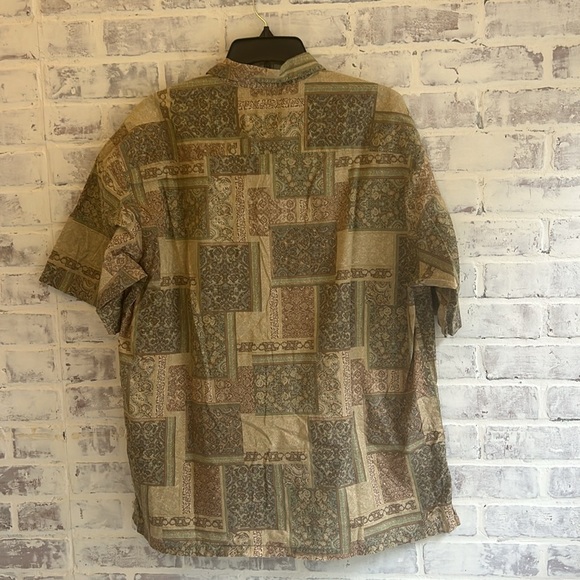 Vintage Tori Richard Hawaiian Shirt Mens XL Multicolor Button Up S/S Tribal USA - Picture 5 of 7